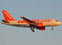 G-EZAO @ LEBL - Landing rwy 25R - by Shunn311