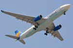 OY-VKI @ LTAI - Thomas Cook Scandinavian A333 overhead. - by FerryPNL