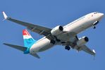 LX-LGV @ LTAI - Luxair B738 overhead - by FerryPNL