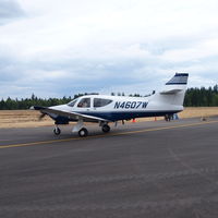 N4607W @ KAWO - 1976 Rockwell International 112TC at the 2015 Arlington Fly-In. - by Eric Olsen