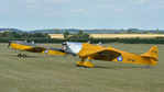 G-AKAT @ EGTH - 5. Visiting pair of Hawk Trainers at Shuttleworth Best of British Airshow, July 2015. - by Eric.Fishwick