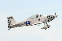 G-SOUT @ EGFH - RV-8, Team Raven, seen departing runway 28 for a local practice.