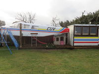 ZK-CUV - no longer rotting away in a field, CUV is now a much enjoyed play house at a private address in Rolleston - by G Bell