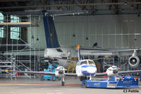 G-BVRJ @ EGTC - Undergoing maintenance at Cranfield, Bedfordshire. UK EGTC - by Clive Pattle