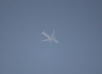 N783UA - United 777-200 flying 35,000 over Livonia MI ORD-CDG