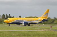 F-GFUF @ LFRB - Boeing 737-3B3QC, Take off rwy 25L, Brest-Bretagne airport (LFRB-BES) - by Yves-Q