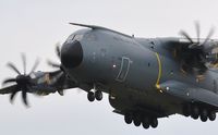 ZM403 @ EGFH - Low pass over Runway 22 by RAF A400M Atlas C.1 aircraft coded 403. - by Roger Winser