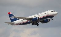 N807AW @ FLL - USAirways A319 - by Florida Metal