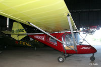 G-CBDC @ EGBG - Hangared at Leicester EGBG - by Clive Pattle