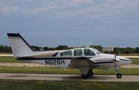 N626H @ KOSH - Beech B55