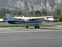 N13944 @ SZP - 1974 Cessna 172M, Lycoming O-320-E2A 150 Hp, takeoff roll Rwy 22 - by Doug Robertson