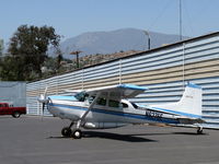 N6275E @ SZP - 1980 Cessna A185F SKYWAGON II, Continental IO-520-D 300 Hp, Sorensen Aux belly tank - by Doug Robertson