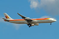 EC-GJT @ EGLL - Airbus A340-313 [145] (Iberia) Home~G 03/06/2015. On approach 27L. - by Ray Barber