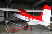 G-ASIT @ EGBT - Hangared at Turweston airfield EGBT - by Clive Pattle