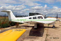 G-OPEP @ EGBT - Parked up at Turweston Aerodrome EGBT - by Clive Pattle