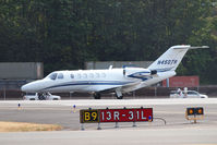 N450TR @ BFI - Learjet 45 getting ready for takeoff. - by Eric Olsen