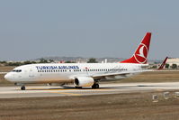 TC-JFN @ LMML - B737-800 TC-JFN Turkish Airlines - by Raymond Zammit