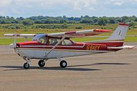 G-BAEY @ EGFH - Skyhawk, Skytrax Aviation Ltd, Glatton-Manor Farm based, seen shortly after landing on runway 28.