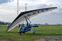 G-STYX @ EGTN - Solar Wings Pegasus Quik [7932] Enstone~G 17/03/2004 - by Ray Barber