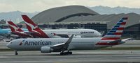 N386AA @ KLAX - American Airlines, is here taxiing, shortly after arrival at Los Angeles Int'l(KLAX) - by A. Gendorf