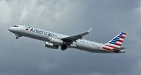 N102NN @ KLAX - American Airlines, is here climbing out at Los Angeles Int'l(KLAX) - by A. Gendorf