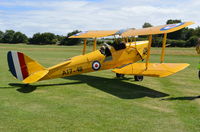 G-BPHR @ EGHP - Tiger Moth at Popham. Marked as RAAF serial A17-48. Ex N48DH. - by moxy