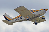 G-AVYL @ EGBP - Cherokee, Kemble based, previously N11C, seen departing runway 26. - by Derek Flewin