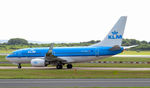 PH-BGH @ EGCC - KLM B737NG Arrives from AMS - by Mike stanners