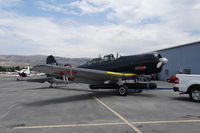 N6438D @ KRHV - A locally based 1944 North American SNJ-5C used for the reenactment movie Tora! Tora! Tora! getting ready to be on display at the Reid Hillview STEAM Fest/Airport Day at Reid Hillview Airport, CA. - by Chris Leipelt