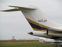 VH-LZP @ NZAA - close up of tail - by magnaman