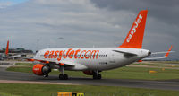 G-EZOH @ EGCC - Moments after arrival at Manchester Airport EGCC - by Clive Pattle