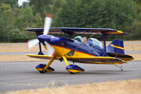 N240WP @ PLU - Pitts Special coming taxing in for Cubs and Classics - by Eric Olsen
