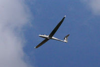 G-CGRV - Sef launchingd motor glider seen after taking off from Southdowns Gliding Club, Storrington, West Sussex, UK - flying over Parham House - by Neil Henry