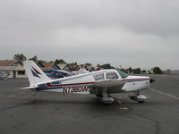 N7380W @ SZP - 1963 Piper PA-28-180 CHEROKEE, Lycoming O&VO-360 180 Hp - by Doug Robertson
