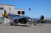N451TB @ KMRY - North American P-51D - by Mark Pasqualino