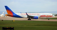 G-LSAN @ EGCC - Taxy for departure from Manchester EGCC - by Clive Pattle