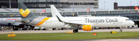 G-TCDF @ EGCC - Taxy from the terminal at Manchester EGCC - by Clive Pattle