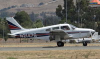 N2147G @ KRHV - Aviation Capitol Management LLC (San Jose, CA) locally based 1978 Piper Cherokee landing on runway 13L at Reid Hillview Airport, CA. - by Chris Leipelt