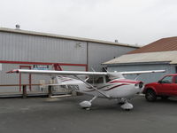 N62828 @ SZP - 2008 Cessna T182T TURBO SKYLANE, Lycoming TIO-540-AK1A 235 Hp, at Ray's Aviation for maintenance - by Doug Robertson