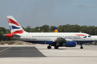 G-DBCE @ LMML - A319 G-DBCE British Airways - by Raymond Zammit