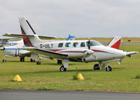 G-UILT @ LFBH - Taxiing for refuelling... - by Shunn311