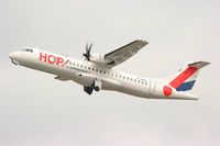 F-GVZL @ LFRN - ATR 72-212A, Take off rwy 28, Rennes-St Jacques airport (LFRN-RNS) - by Yves-Q