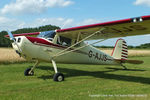 G-AJJS @ EGNU - at the Vale of York LAA strut flyin, Full Sutton - by Chris Hall