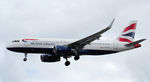 G-EUYT @ EGLL - British Airways A320-232 landing runway 27L - by Mike stanners