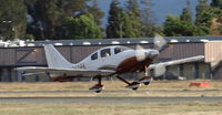N262RK @ KRHV - Locally-based 2006 Columbia departing runway 31R at Reid Hillview Airport, San Jose, CA. - by Chris Leipelt