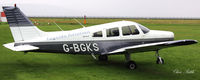 G-BGKS @ EGPN - Looking rather neglected and propless at Dundee Riverside Airport EGPN - by Clive Pattle
