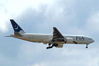 AP-BHX @ EGLL - Boeing 777-240ER [35296] (Pakistan International Airlines) Home~G 02/06/2013. On approach 27L. - by Ray Barber