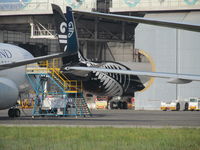 ZK-NZC @ NZAA - Bit of a desperation shot of new 787-9 delivered this week - not yet in service. - by magnaman