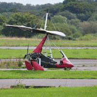 G-CCAD @ EGFH - Visiting Pegasus Quik. - by Roger Winser