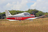 G-BOZV @ EGFH - Major, Marshfield-Garston Farm based, previously F-BRTS, seen at the hold prior to departing runway 22.